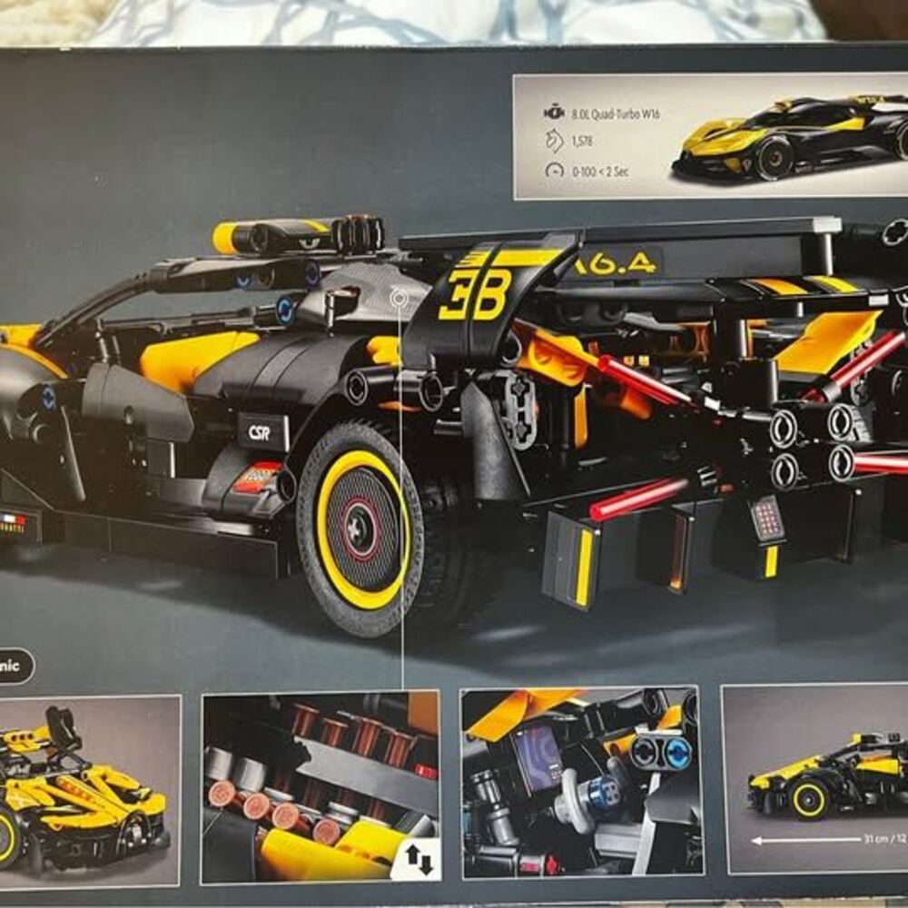 LEGO® Technic Bugatti Bolide 42151 Building Toy Set - Picture 2 of 4